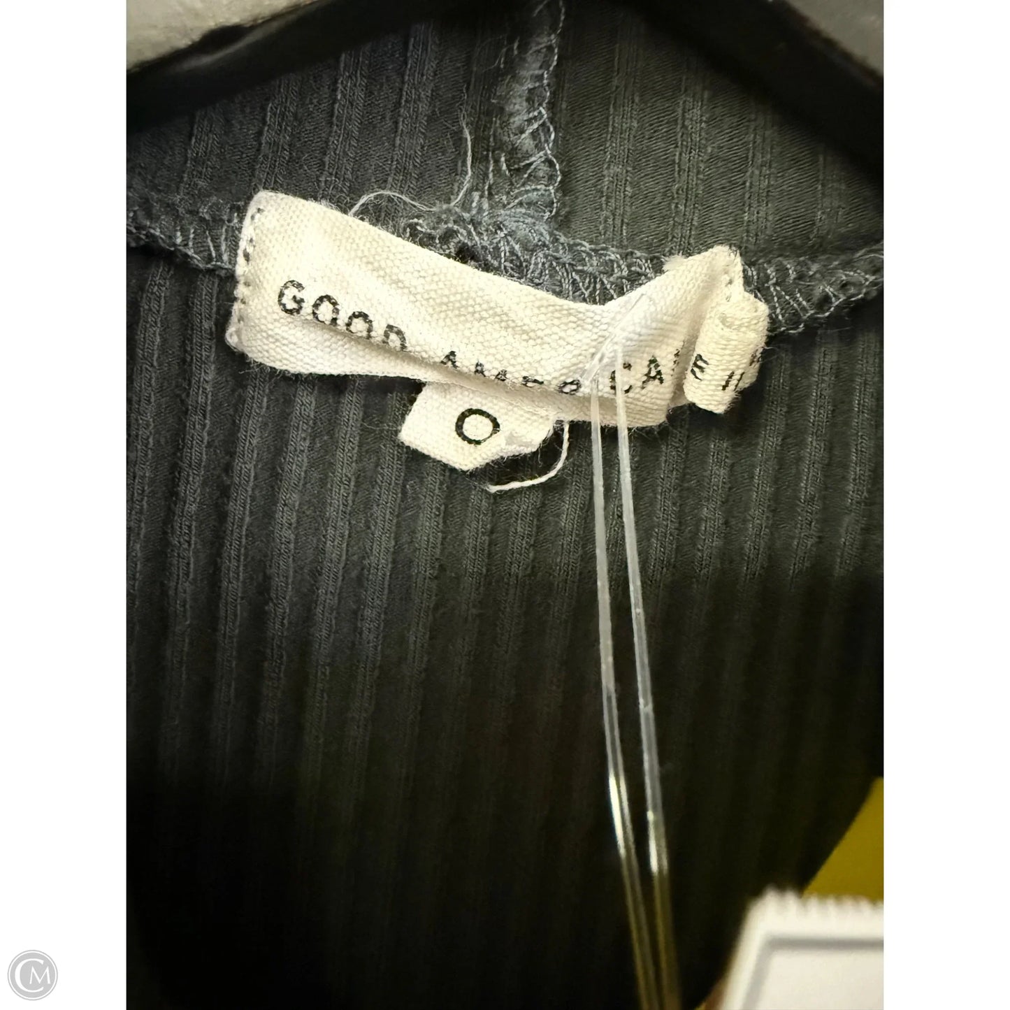 Top Long Sleeve By Good American In Green, Size: Xs