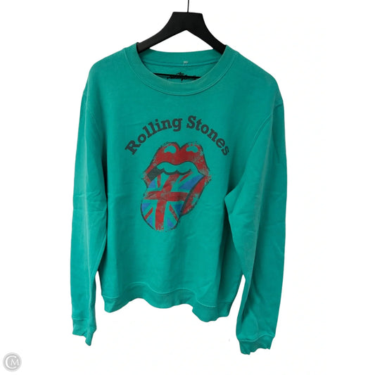 Sweatshirt Crewneck By Clothes Mentor In Aqua, Size: L