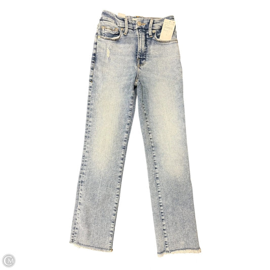 Jeans Straight By Good American In Blue Denim, Size: 0