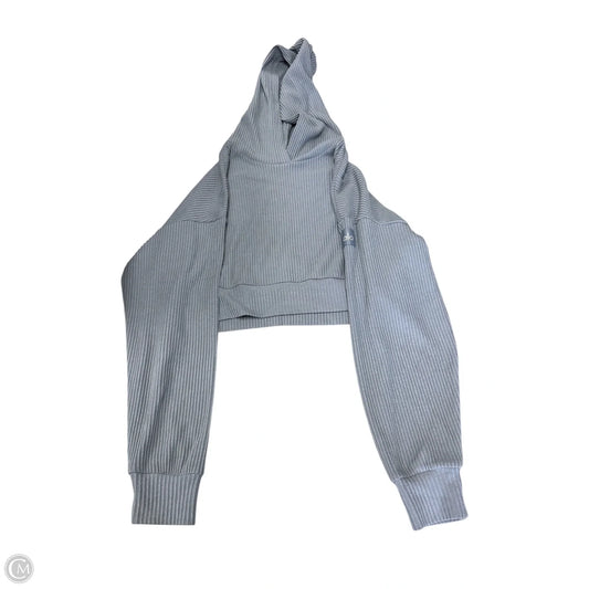 Athletic Sweatshirt Hoodie By Alo In Blue, Size: M