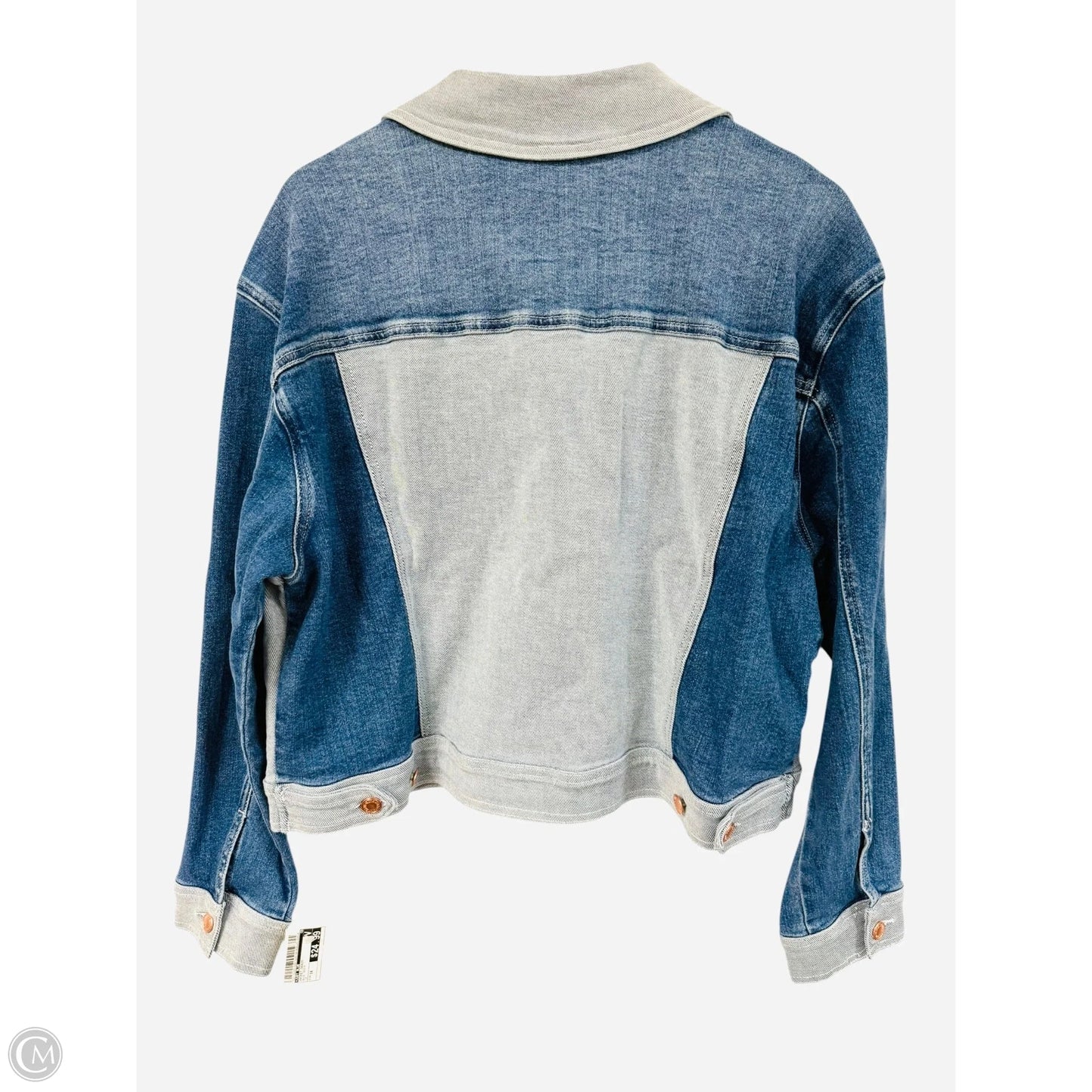 Jacket Denim By Judy Blue In Blue Denim, Size: 1x