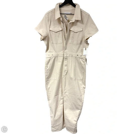 Jumpsuit By Good American In Cream Denim, Size: 1x