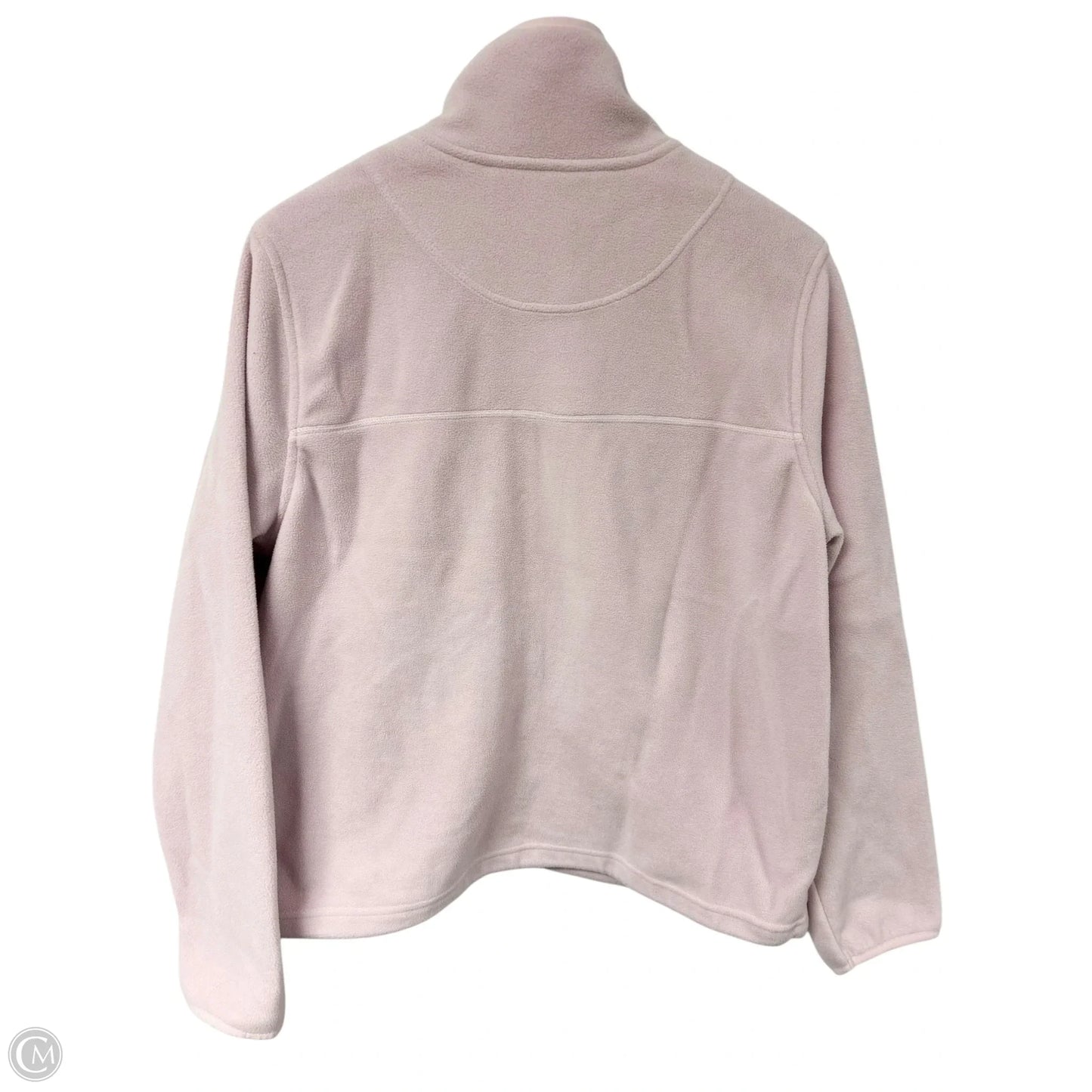 Jacket Fleece By Natural Reflections In Pink, Size: L