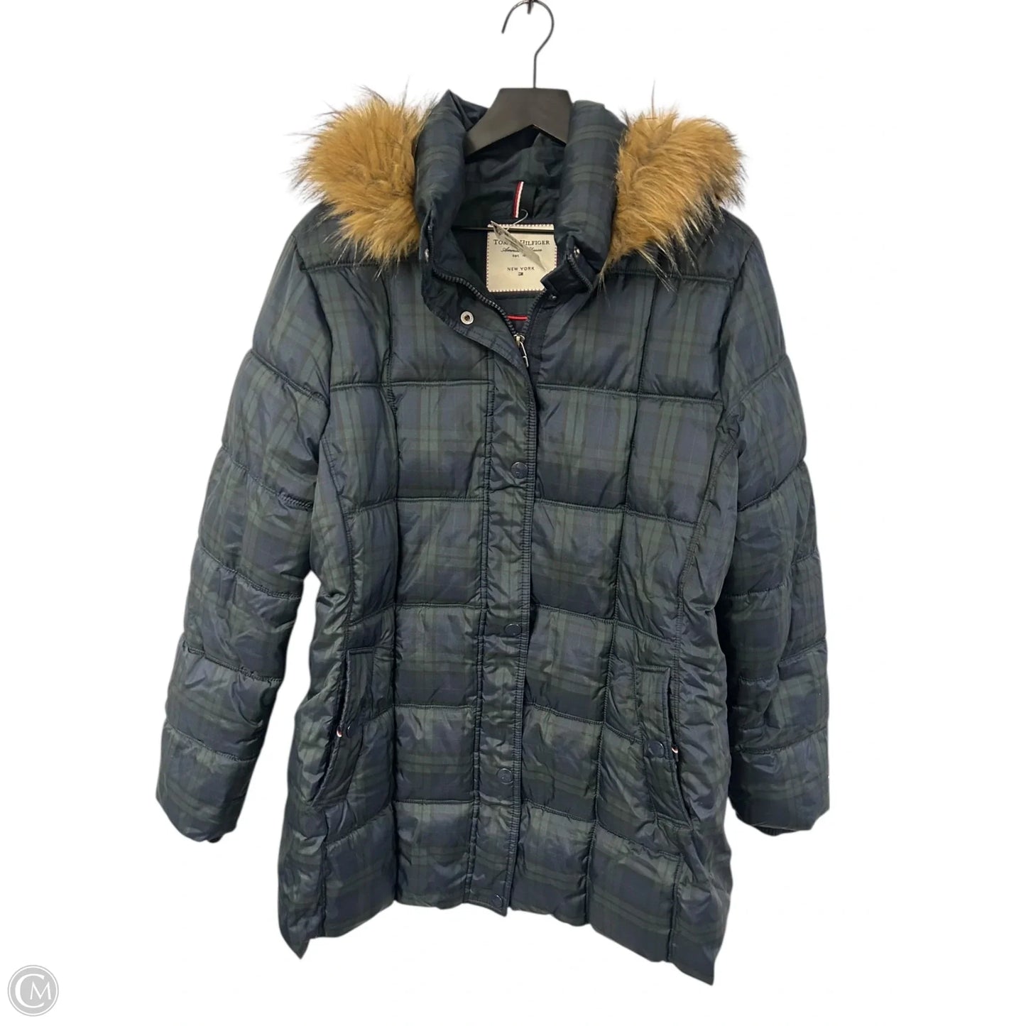 Coat Other By Tommy Hilfiger In Blue & Green, Size: Xl