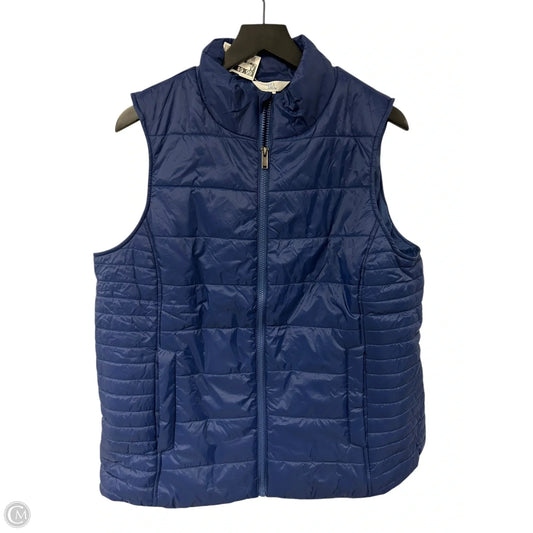 Vest Other By Time And Tru In Blue, Size: L