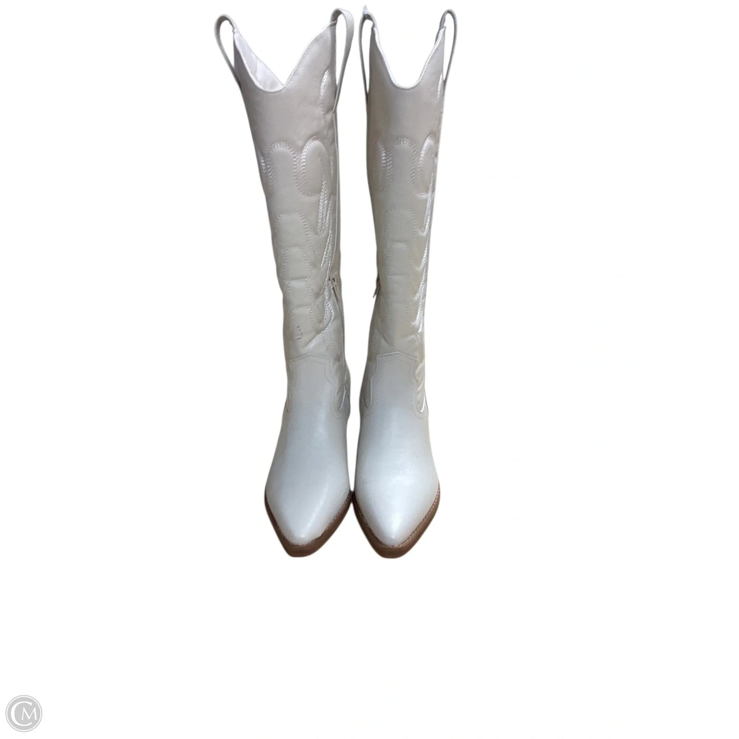 Boots Western By Coconuts In White, Size: 6.5