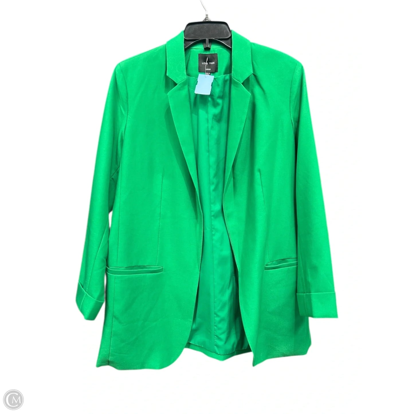 Blazer By Love Tree In Green, Size: L