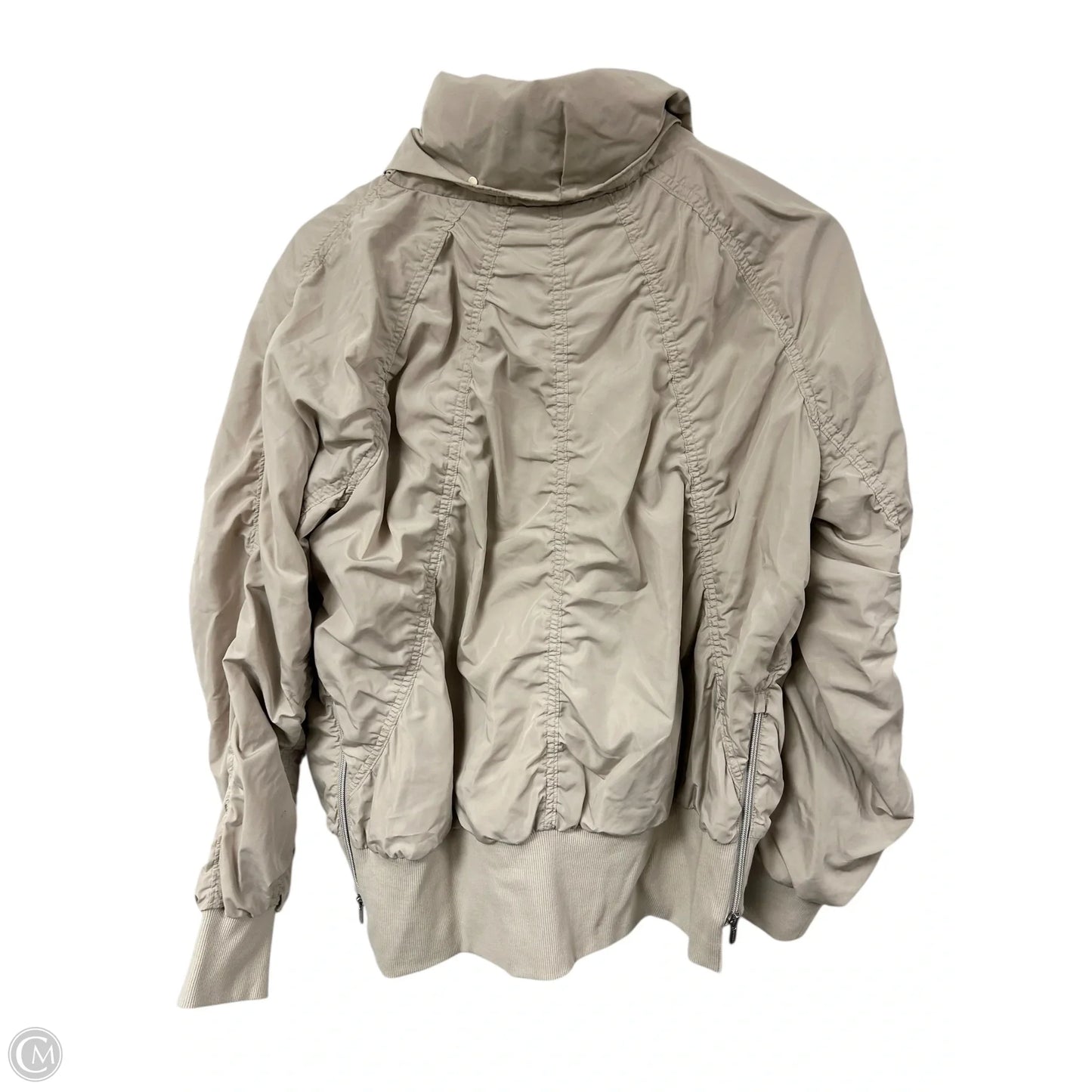 Athletic Jacket By Athleta In Grey, Size: L