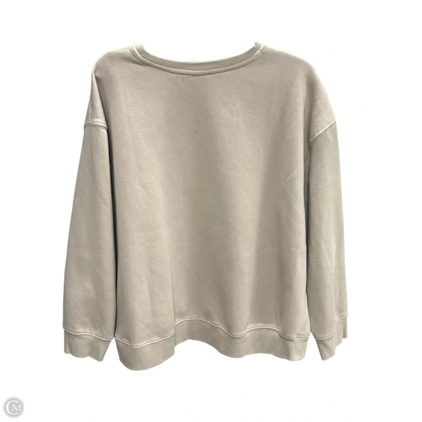 Athletic Sweatshirt Crewneck By Athletic Works In Tan, Size: Xxl
