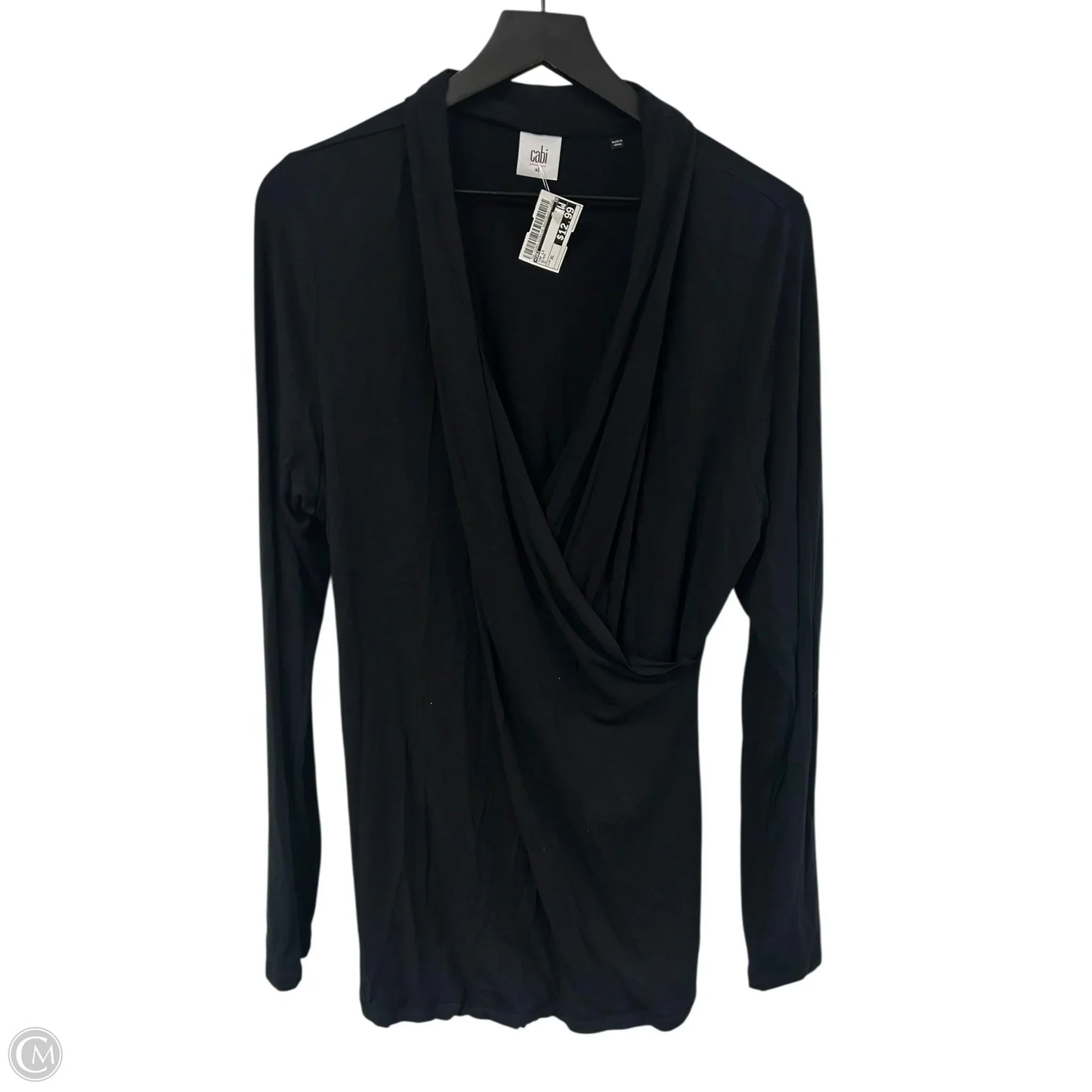 Top Long Sleeve By Cabi In Black, Size: Xl