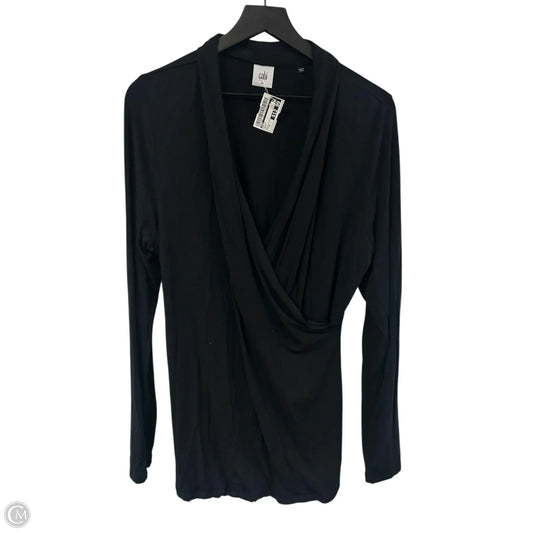 Top Long Sleeve By Cabi In Black, Size: Xl