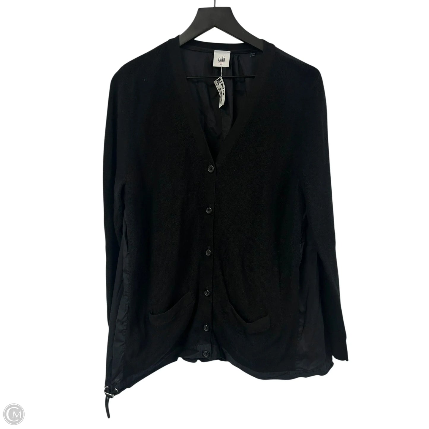 Sweater Cardigan By Cabi In Black, Size: Xl