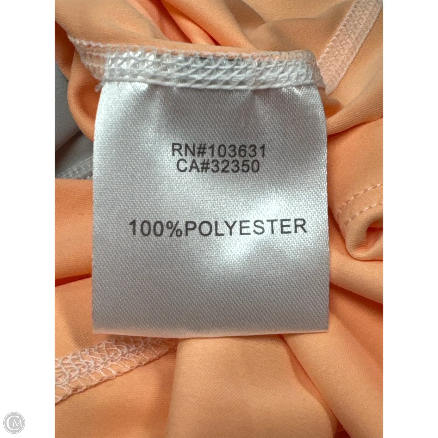 Athletic Top Long Sleeve Crewneck By Clothes Mentor In Orange, Size: S