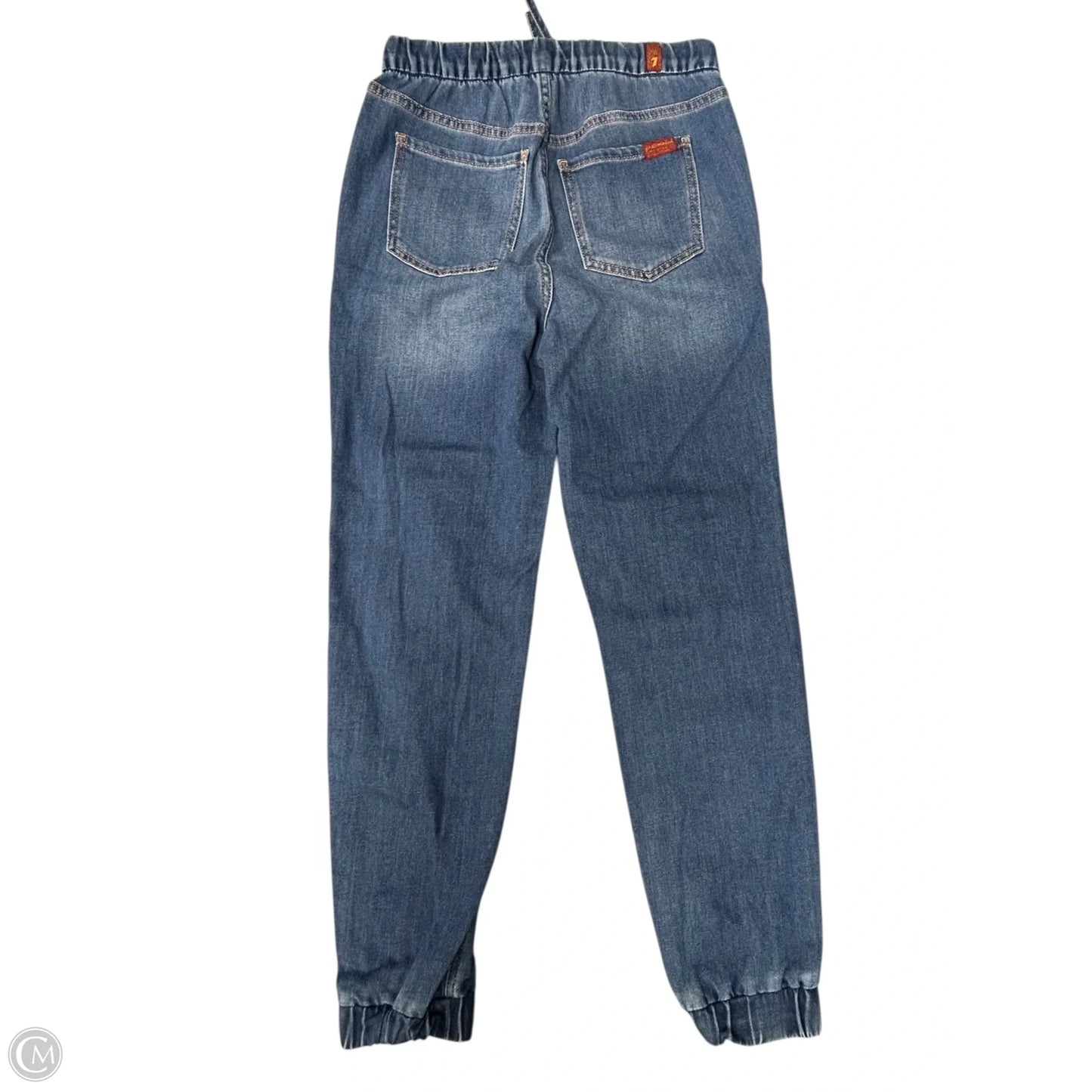 Jeans Skinny By 7 For All Mankind In Blue Denim, Size: 0