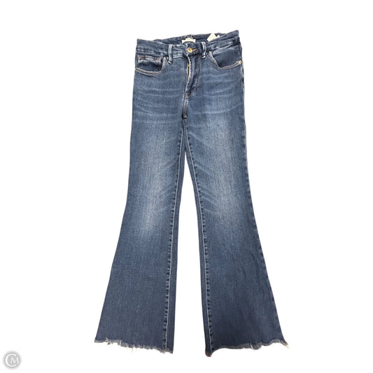 Jeans Straight By Good American In Blue Denim, Size: 4