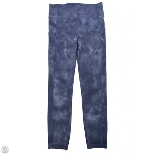 Athletic Leggings By Lululemon In Blue, Size: 8
