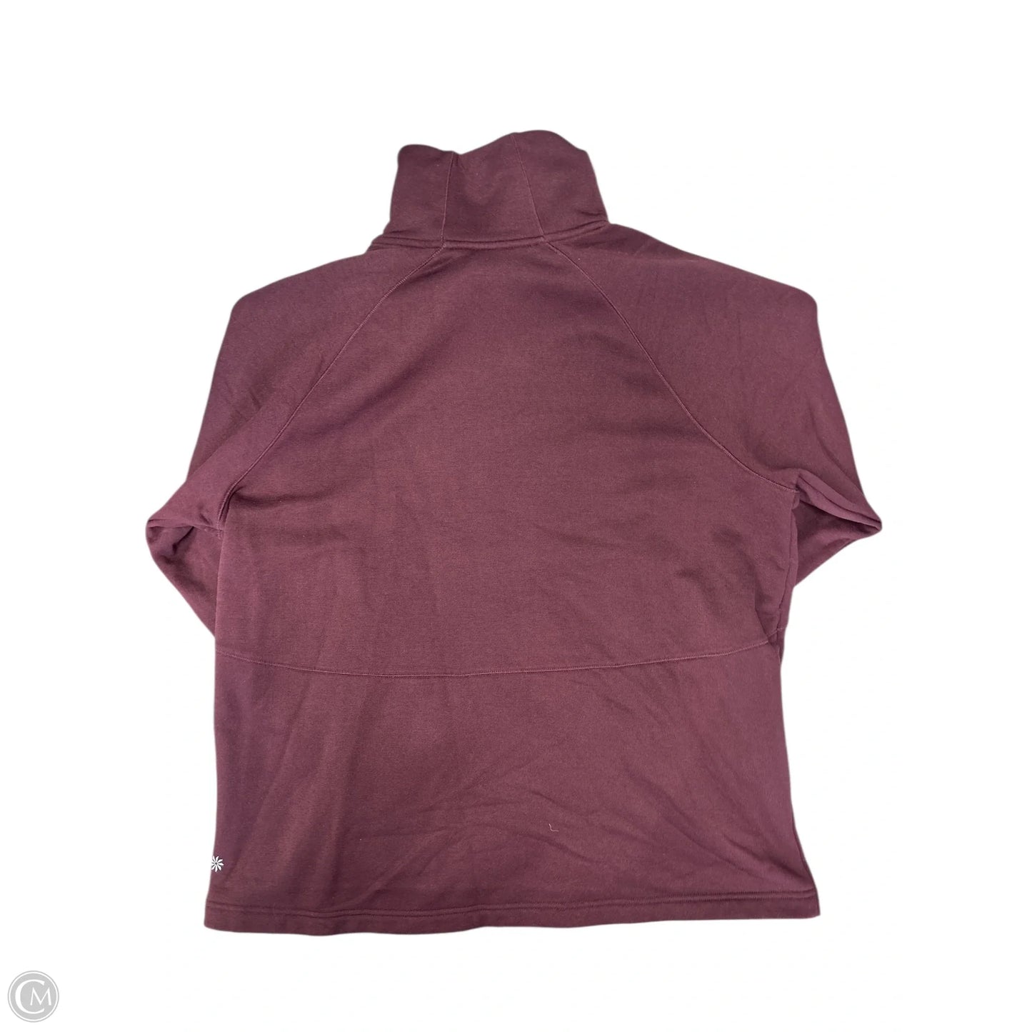 Athletic Sweatshirt Collar By Athleta In Maroon, Size: Xl