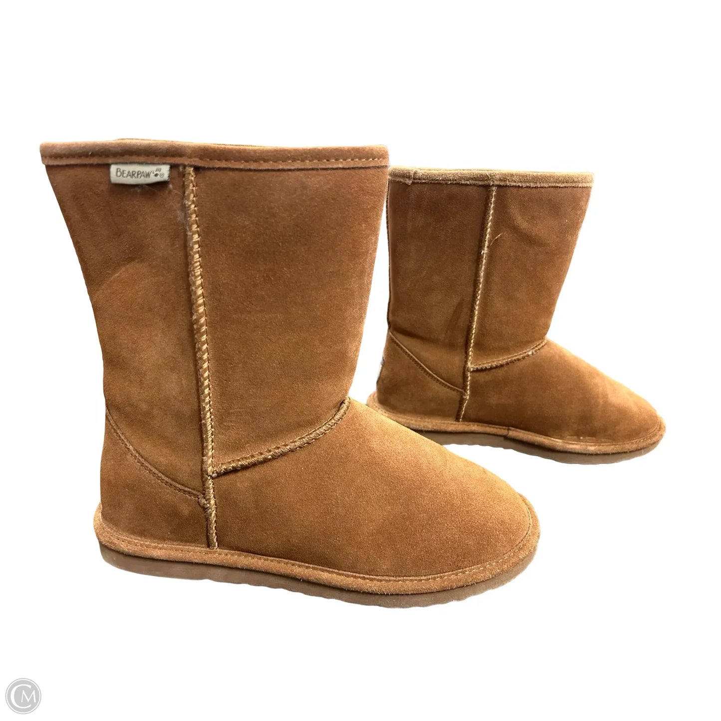 Boots Mid-calf Flats By Bearpaw In Bronze, Size: 9