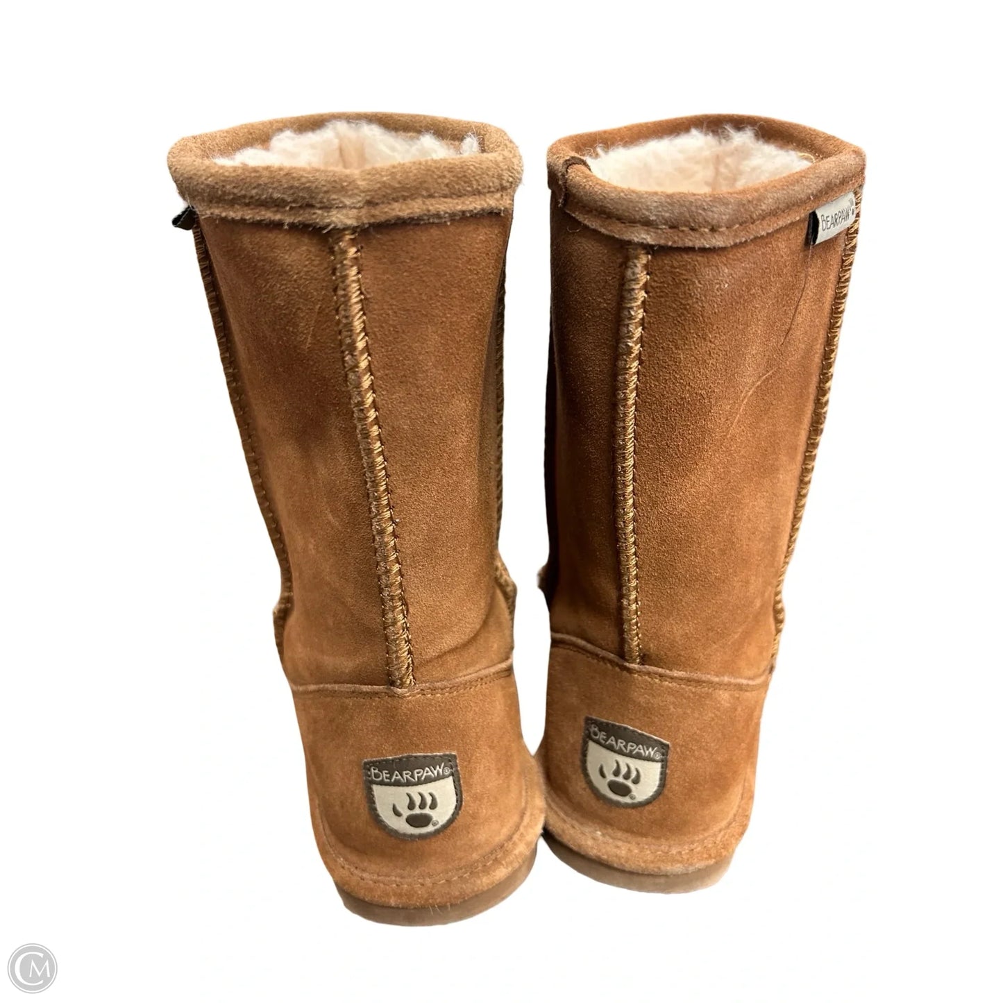 Boots Mid-calf Flats By Bearpaw In Bronze, Size: 9