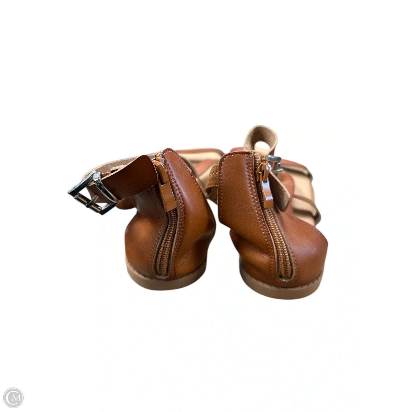 Sandals Flats By Torrid In Tan, Size: 10