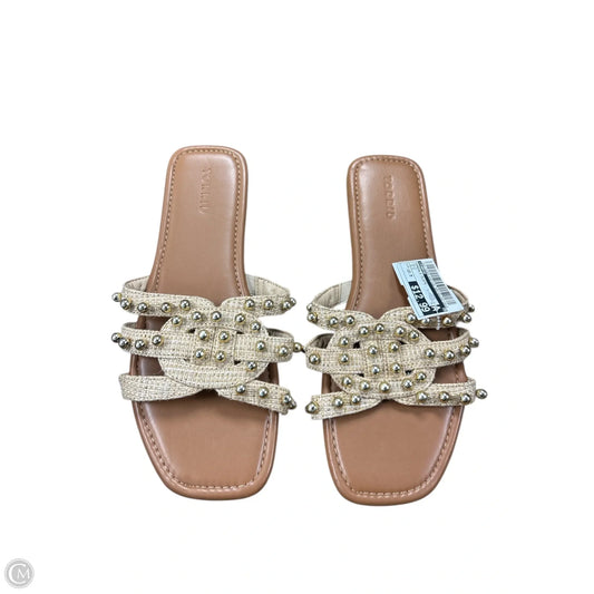 Sandals Flats By Torrid In Gold, Size: 10.5