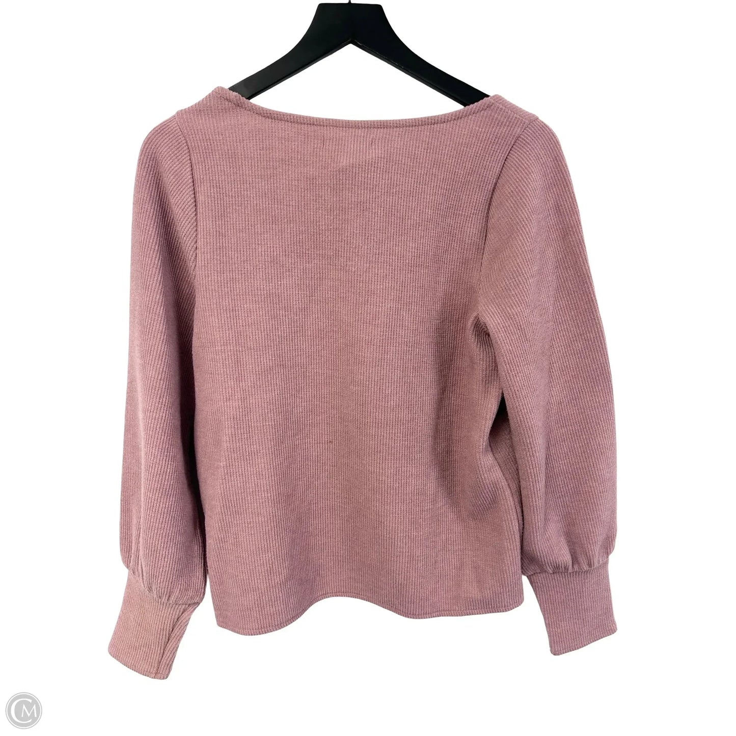 Top Long Sleeve By Madewell In Pink, Size: M