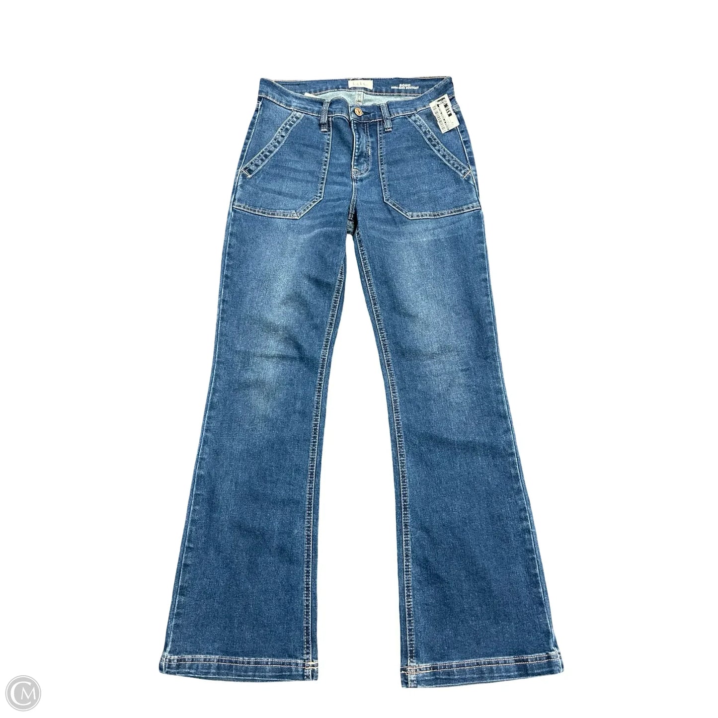 Jeans Boot Cut By Nicole By Nicole Miller In Blue Denim, Size: 4