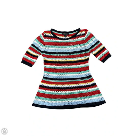 Sweater Short Sleeve By Top Shop In Multi-colored, Size: 2
