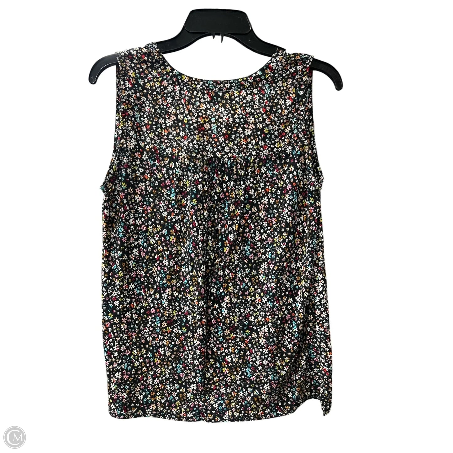 Top Sleeveless By Loft In Floral Print, Size: Xs