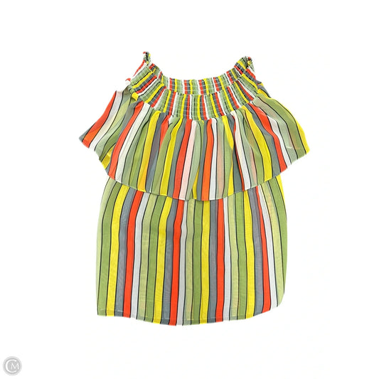 Top Short Sleeve By Cabi In Multi-colored, Size: Xs