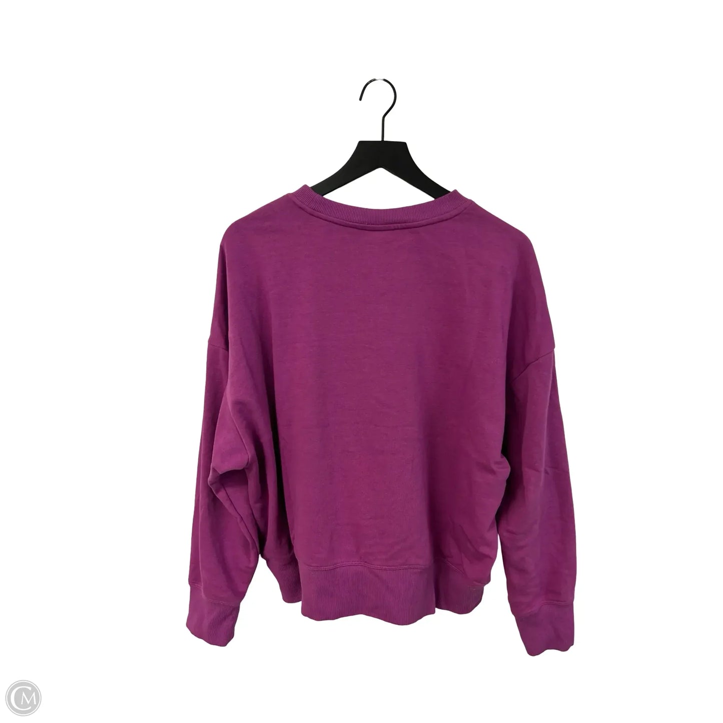 Sweatshirt Crewneck By Reebok In Purple, Size: M