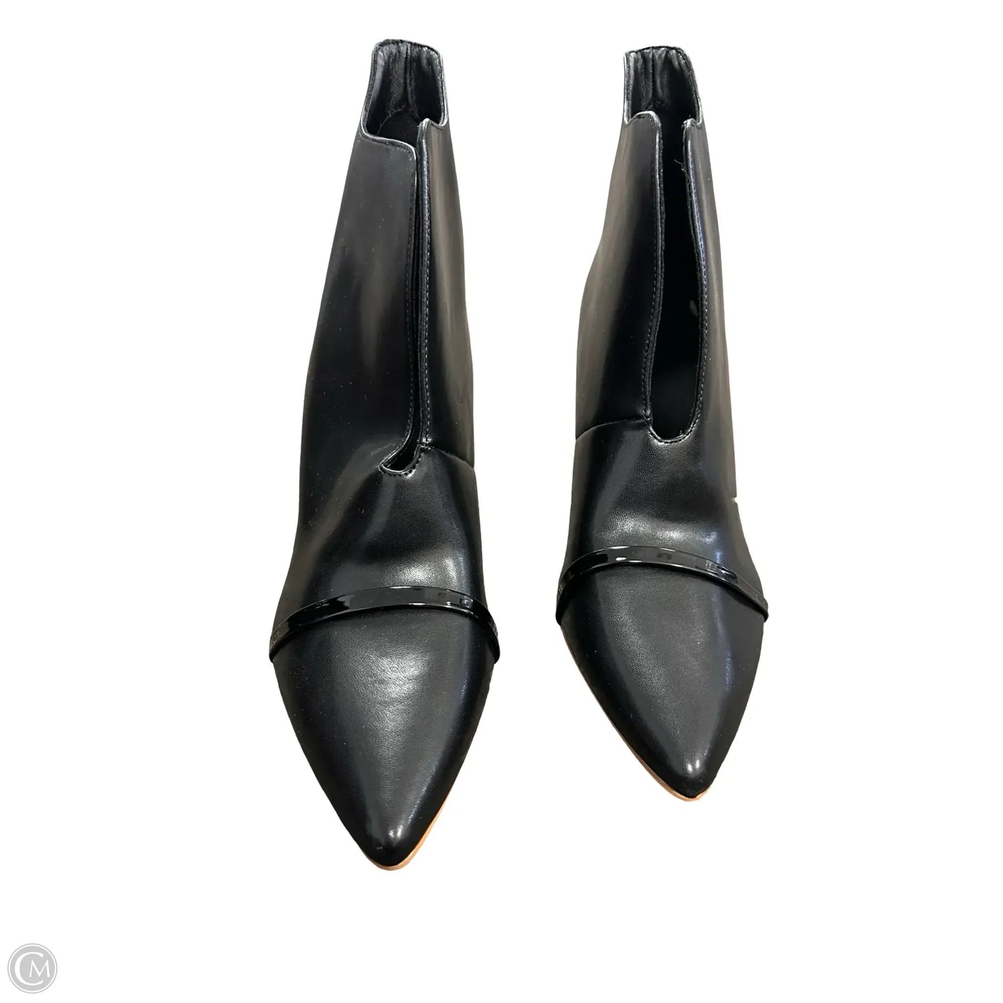Boots Ankle Heels By Clothes Mentor In Black, Size: 11