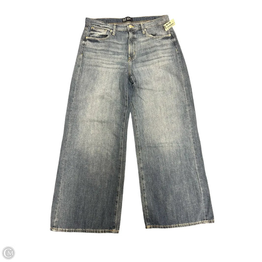 Jeans Wide Leg By Gap In Blue Denim, Size: 12