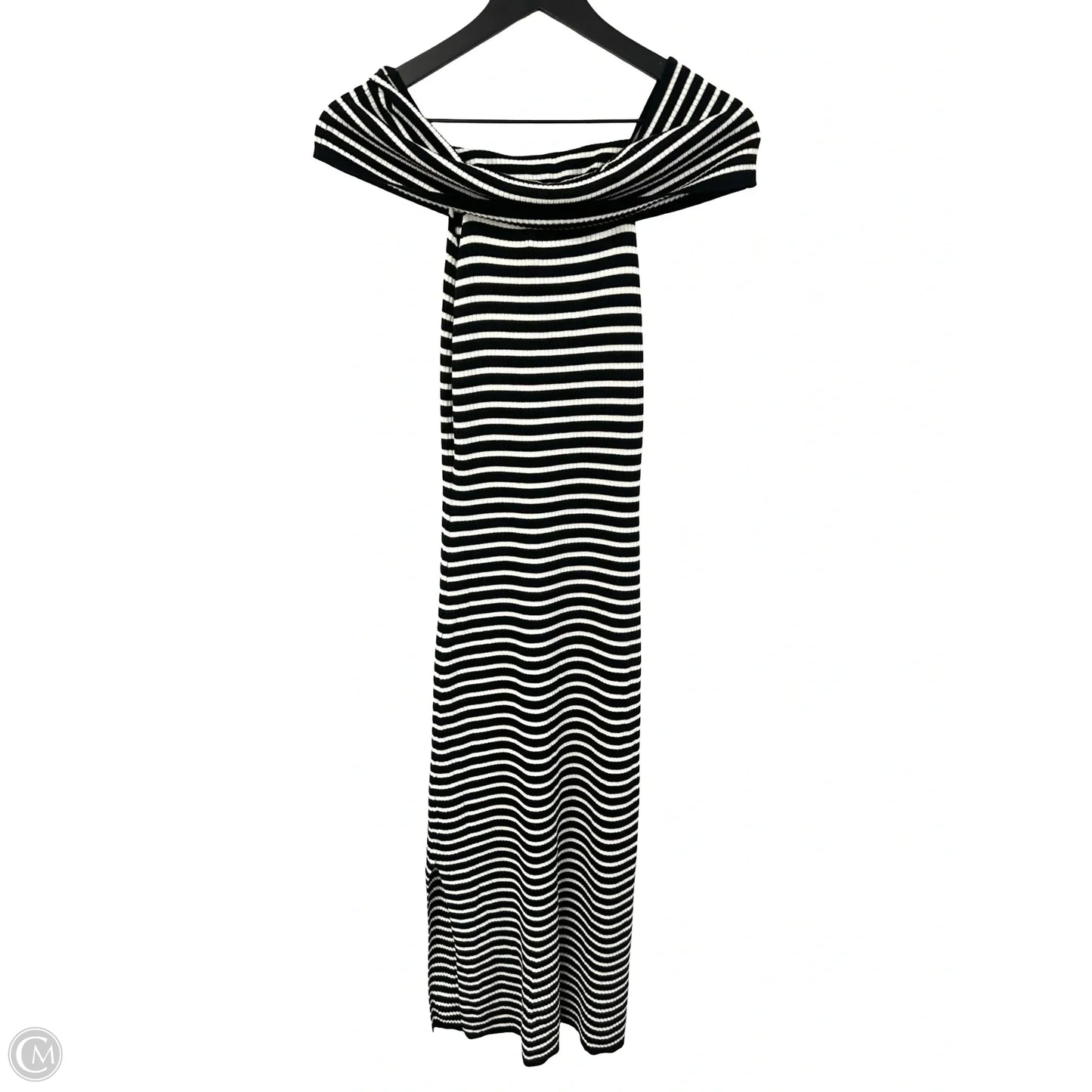 Dress Casual Maxi By Freshman In Black & White, Size: M