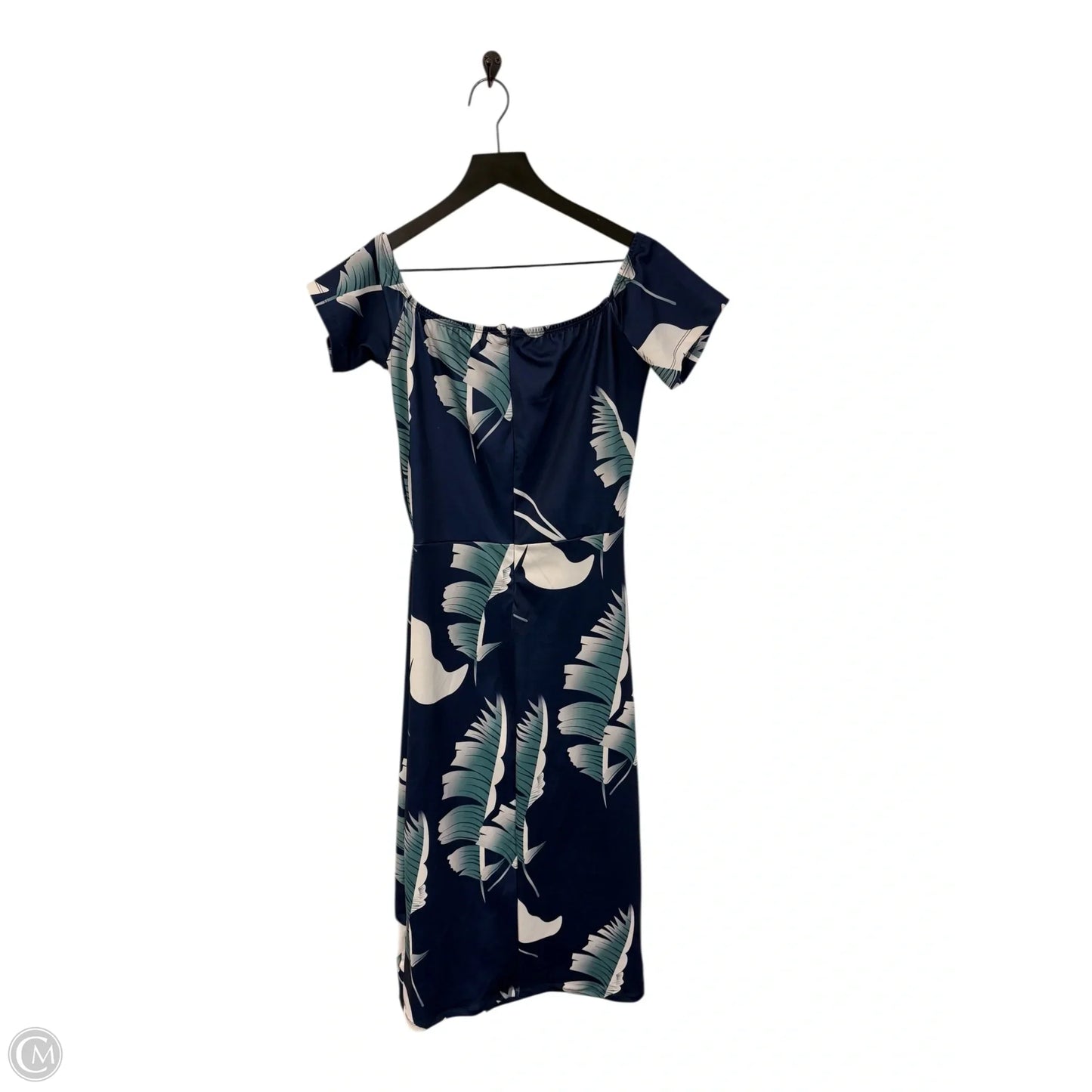 Dress Casual Midi By Cme In Blue, Size: L
