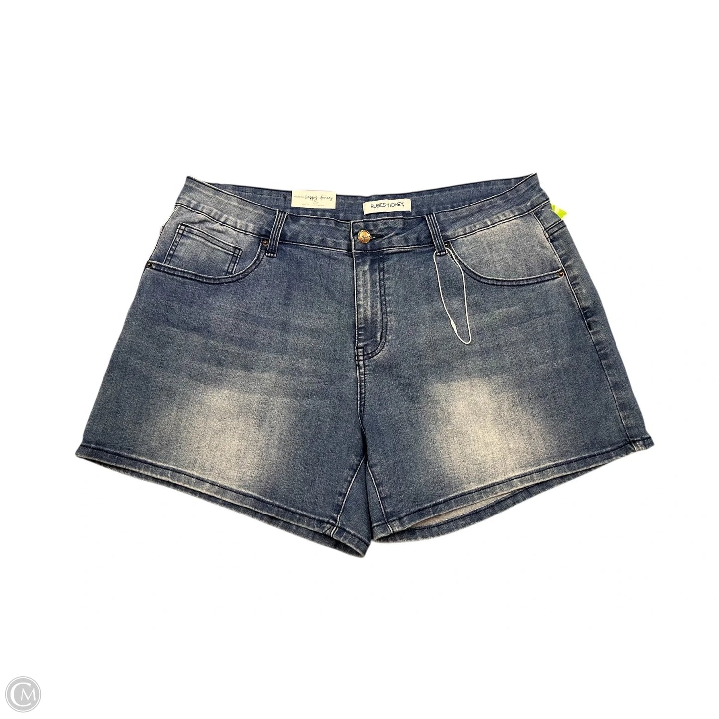 Shorts By Clothes Mentor In Blue Denim, Size: Xxl