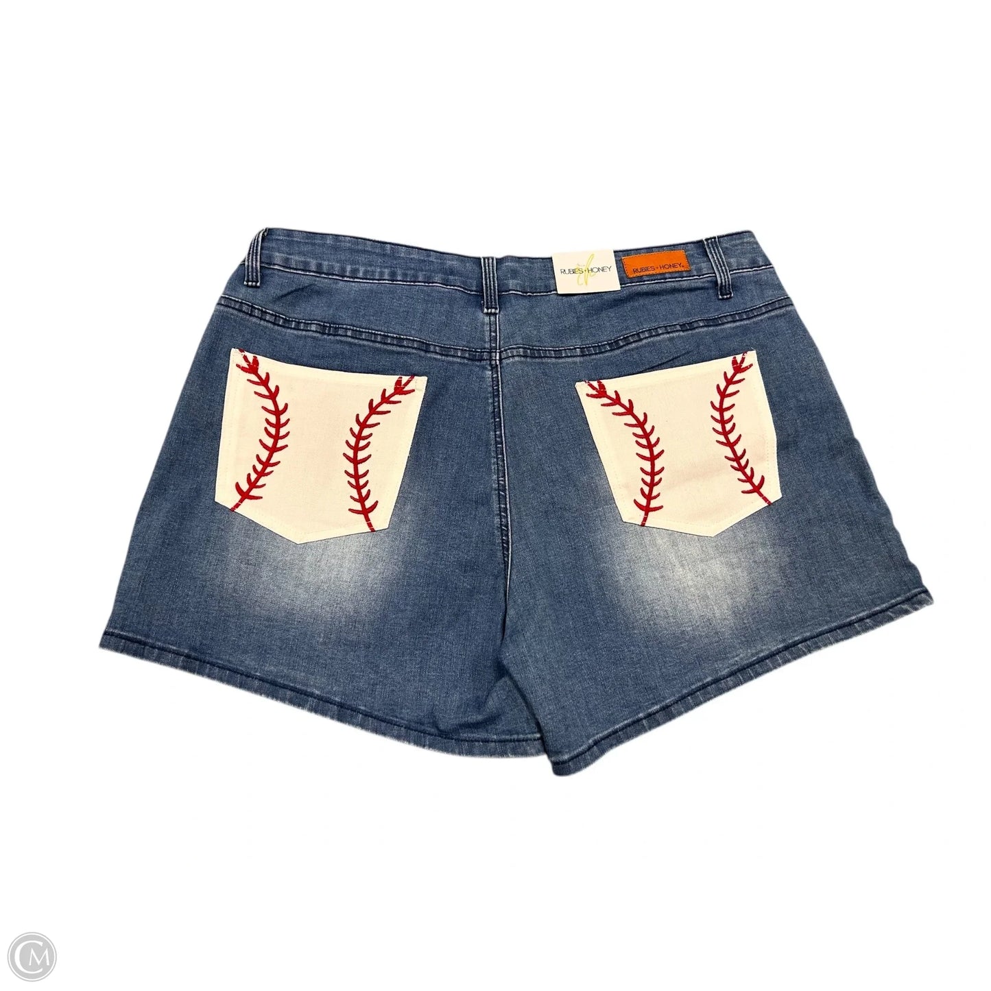 Shorts By Clothes Mentor In Blue Denim, Size: Xxl