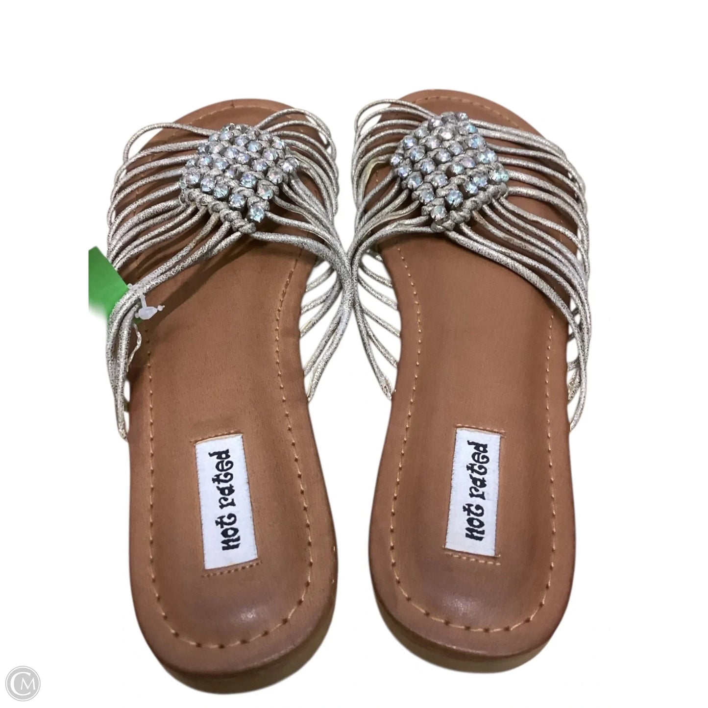 Sandals Flats By Not Rated In Gold, Size: 9