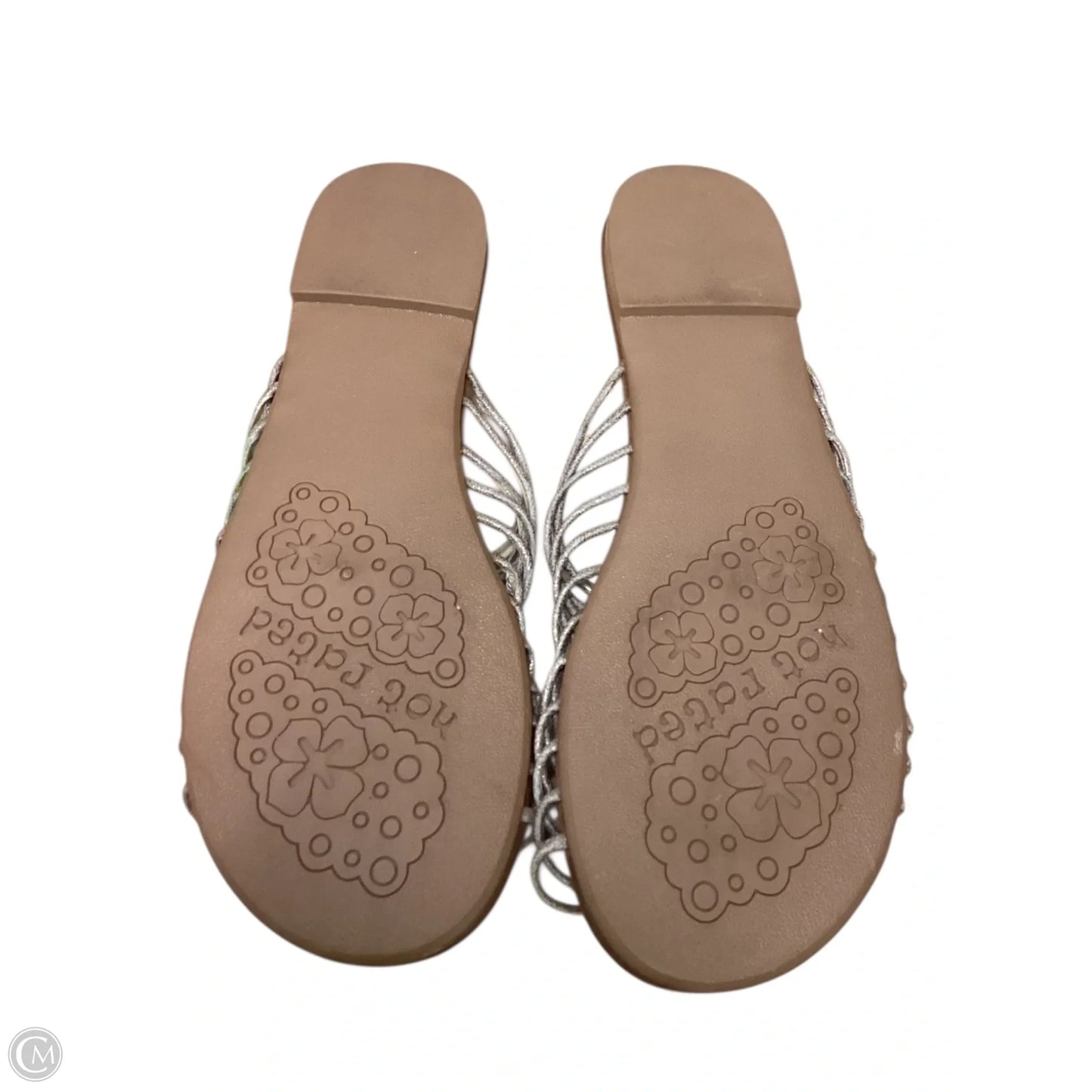 Sandals Flats By Not Rated In Gold, Size: 9