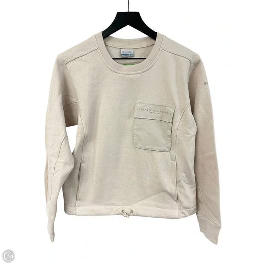 Sweatshirt Crewneck By Columbia In Ivory, Size: Xs