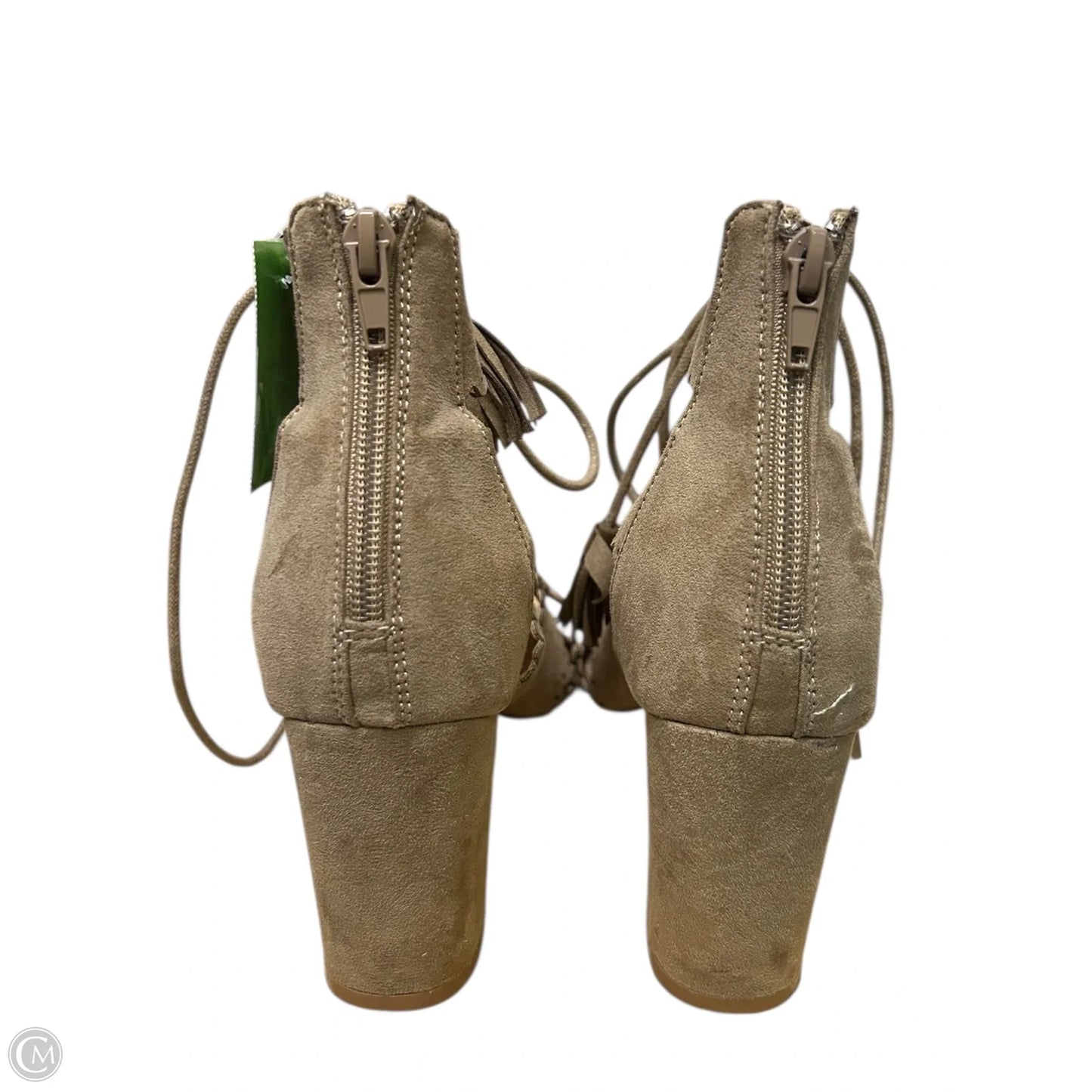 Sandals Heels Block By Not Rated In Brown, Size: 6.5