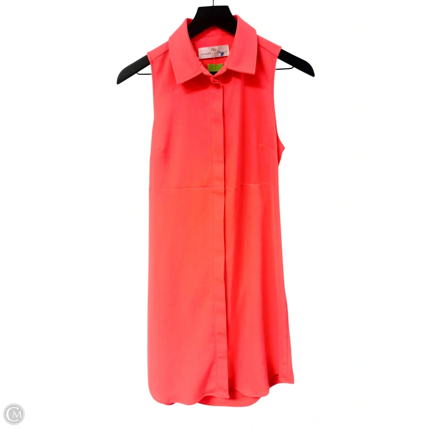 Dress Casual Short By Amanda Uprichard In Coral, Size: S