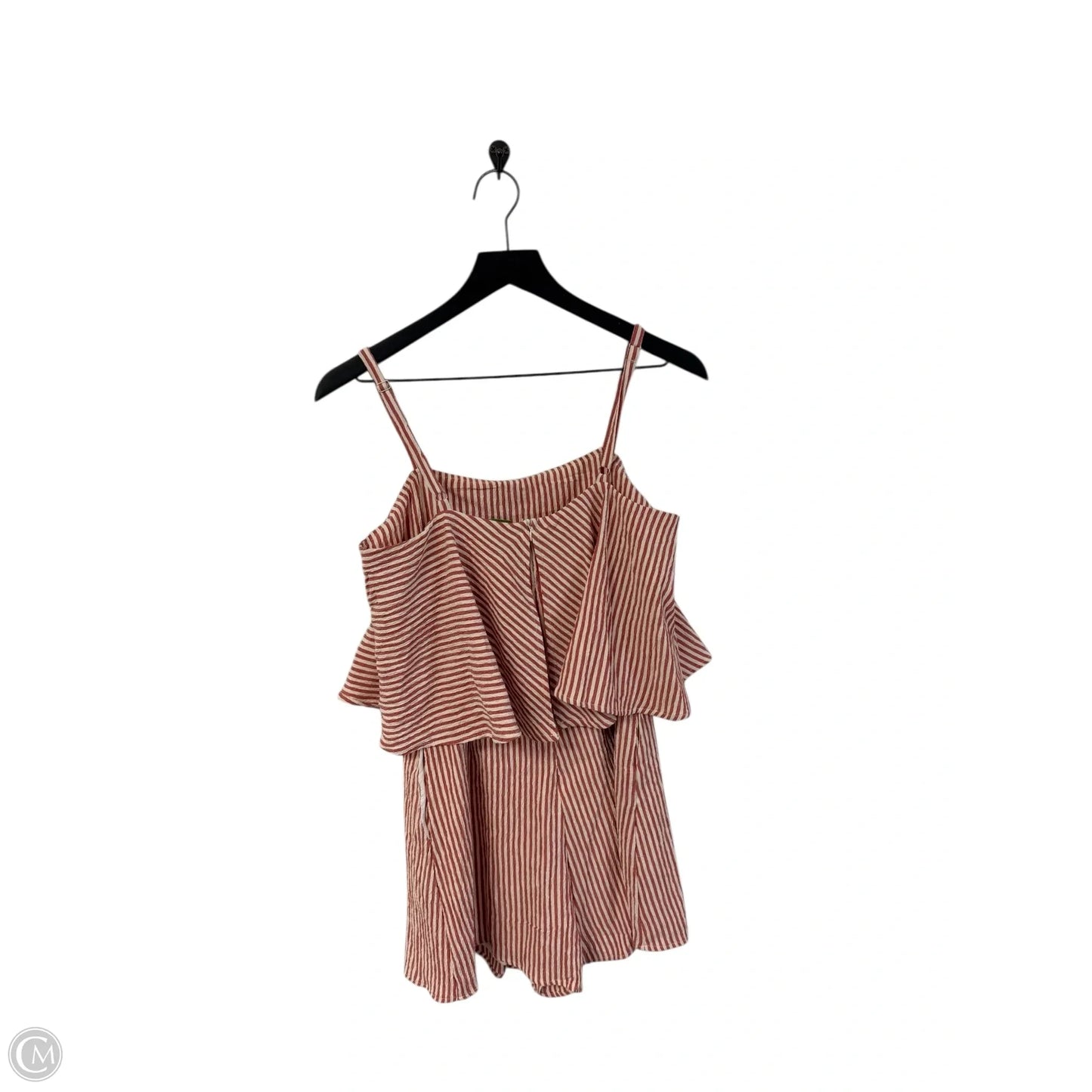 Romper By Gilli In Cream & Red, Size: S