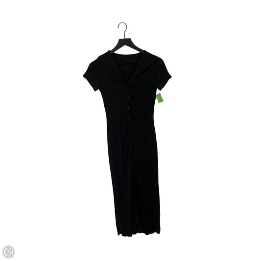 Dress Casual Midi By Clothes Mentor In Black, Size: M