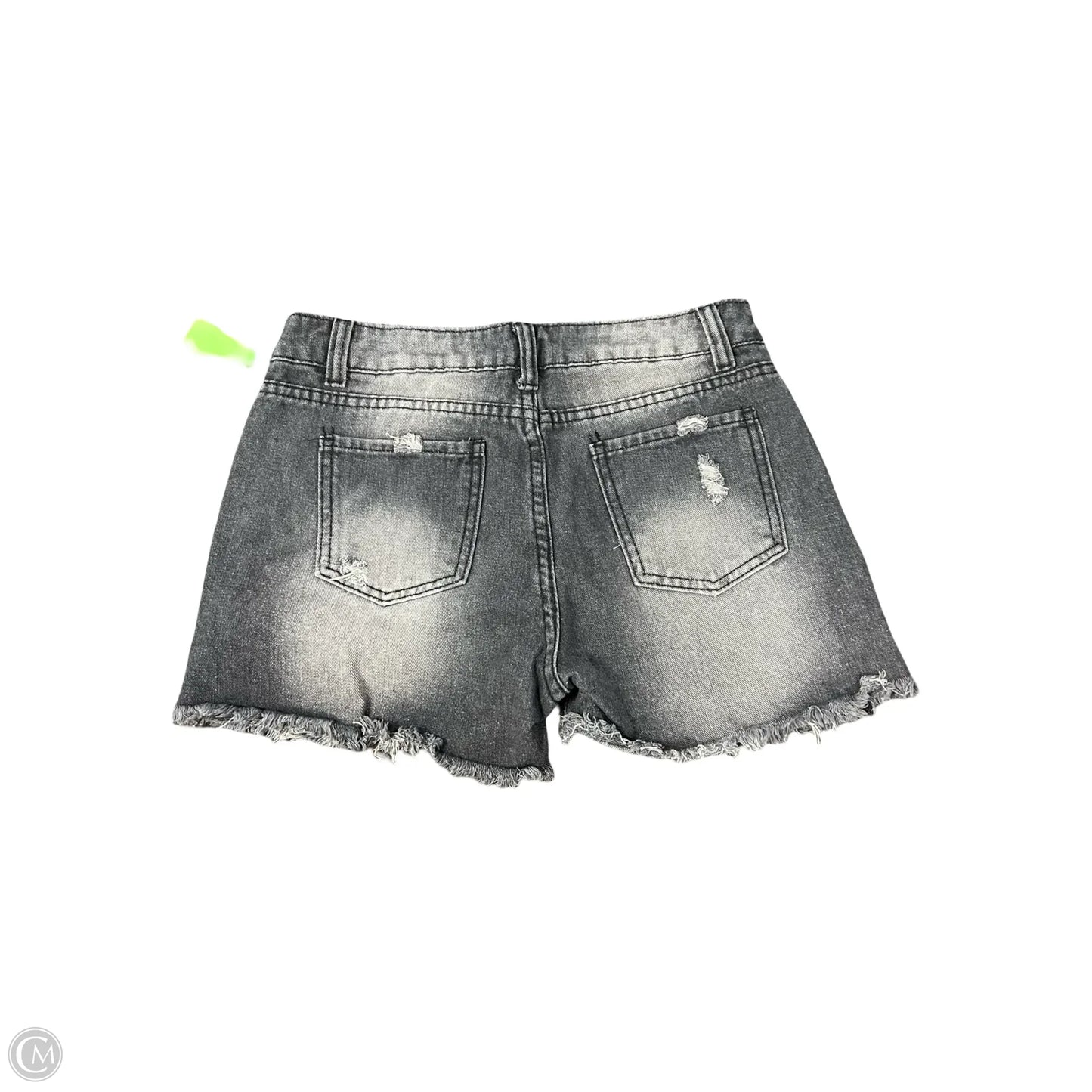 Shorts By Cme In Black Denim, Size: S