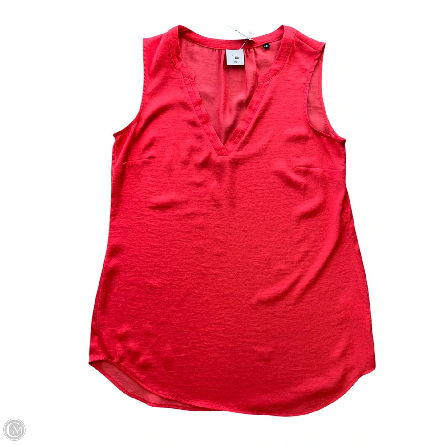 Top Sleeveless By Cabi In Red, Size: Xs