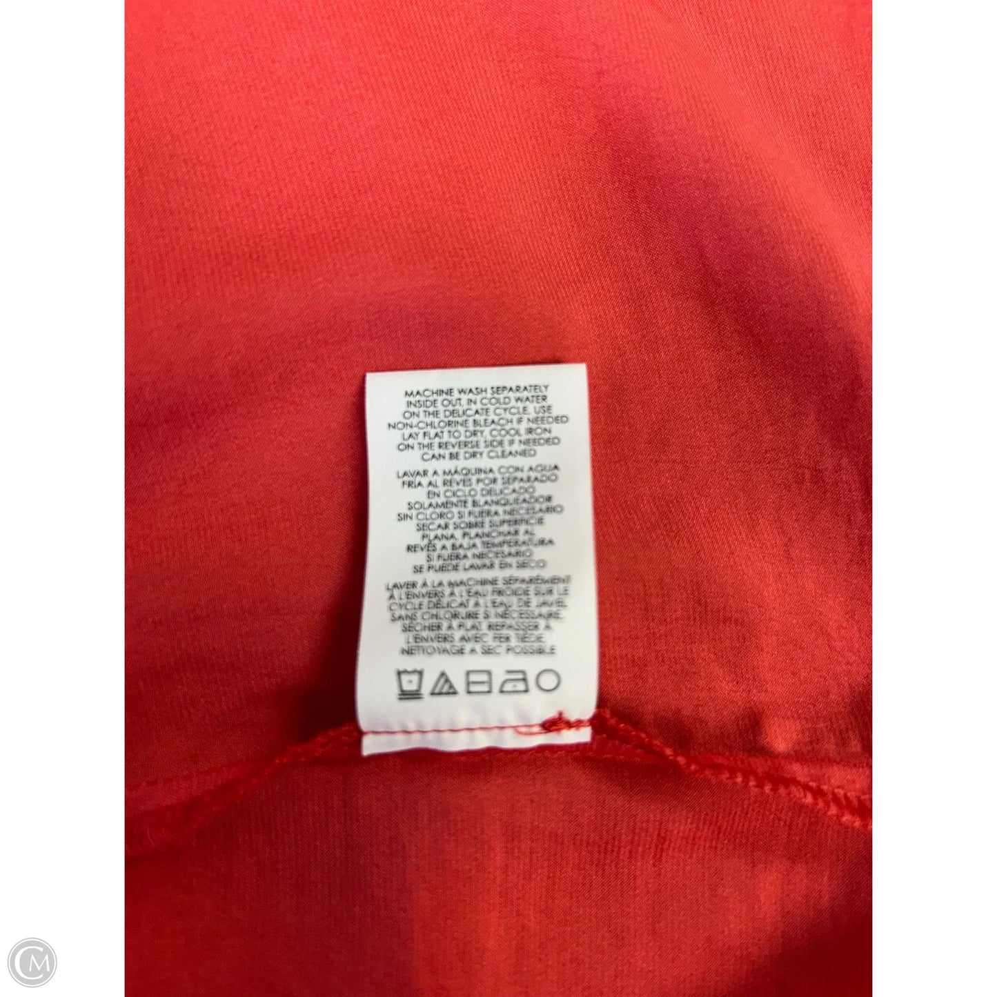 Top Sleeveless By Cabi In Red, Size: Xs