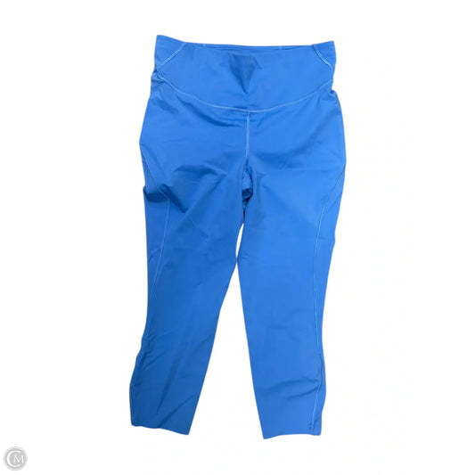 Athletic Leggings By Lululemon In Blue, Size: 12