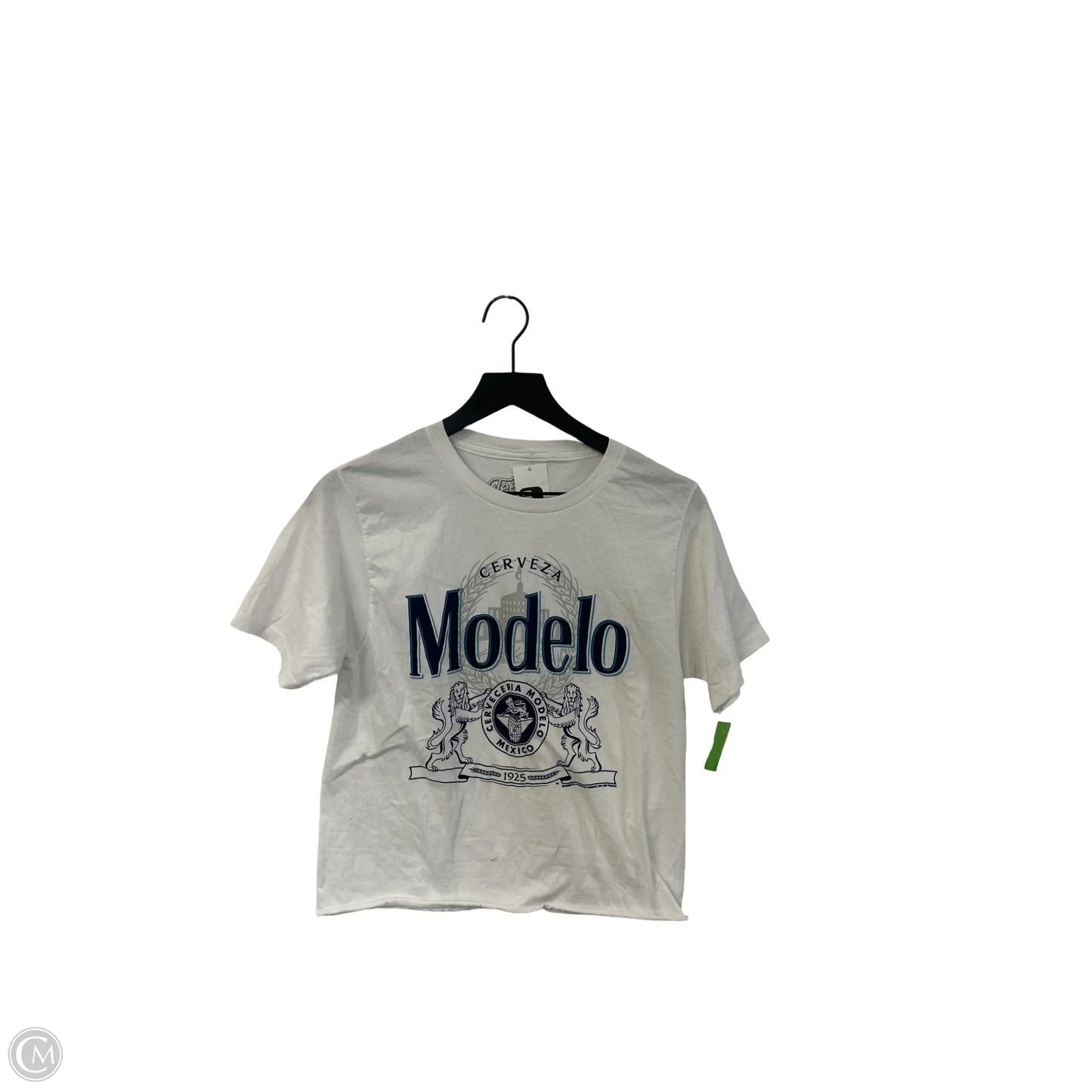 Top Short Sleeve By Cmc In White, Size: S