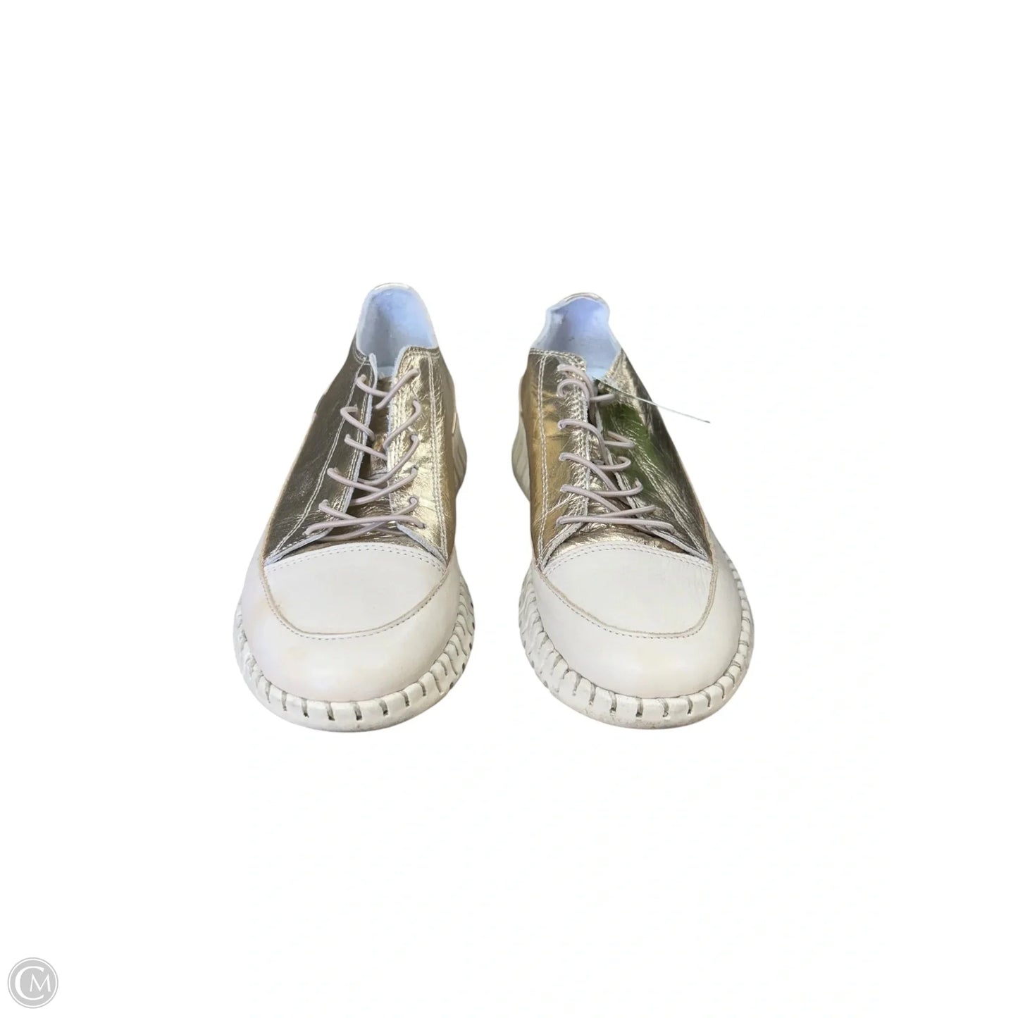 Shoes Sneakers By Spring Step In Gold, Size: 6.5